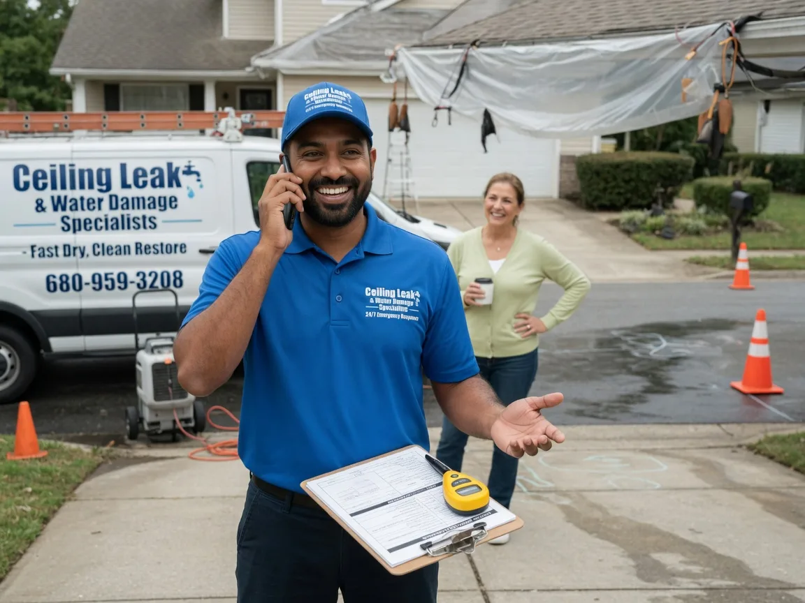 Ceiling Leak Cleanup Barwick, GA FAQs